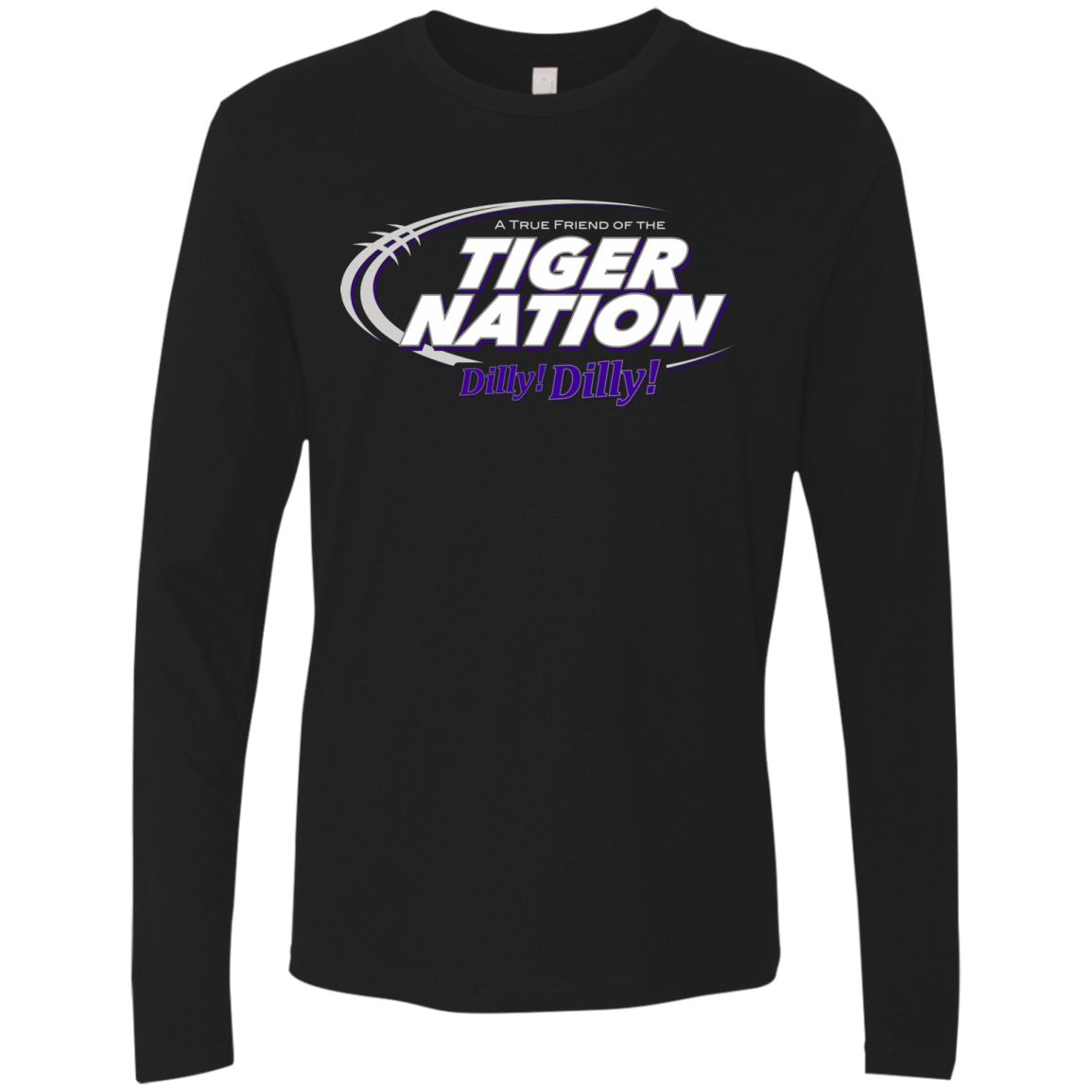 T-Shirts Black / Small Clemson Dilly Dilly Men's Premium Long Sleeve