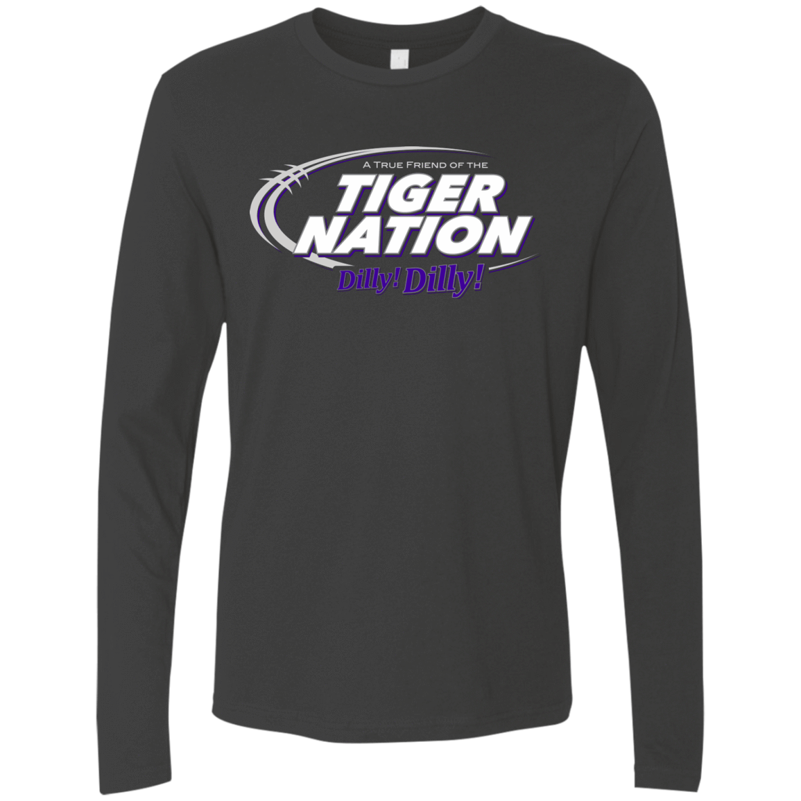 T-Shirts Heavy Metal / Small Clemson Dilly Dilly Men's Premium Long Sleeve