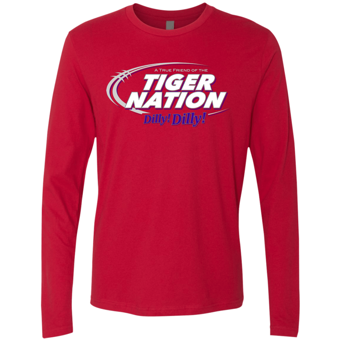 T-Shirts Red / Small Clemson Dilly Dilly Men's Premium Long Sleeve