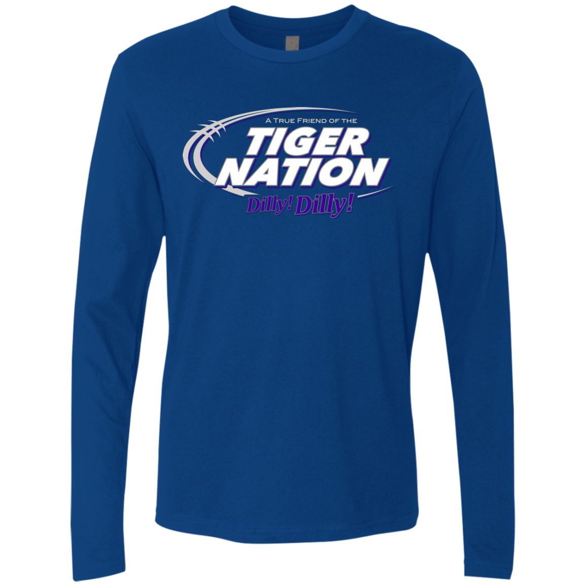 T-Shirts Royal / Small Clemson Dilly Dilly Men's Premium Long Sleeve
