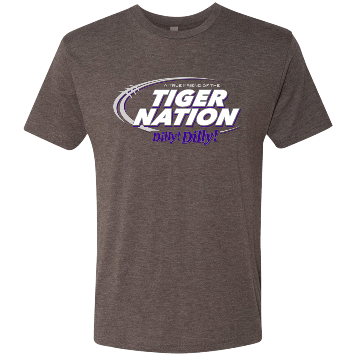 T-Shirts Macchiato / Small Clemson Dilly Dilly Men's Triblend T-Shirt