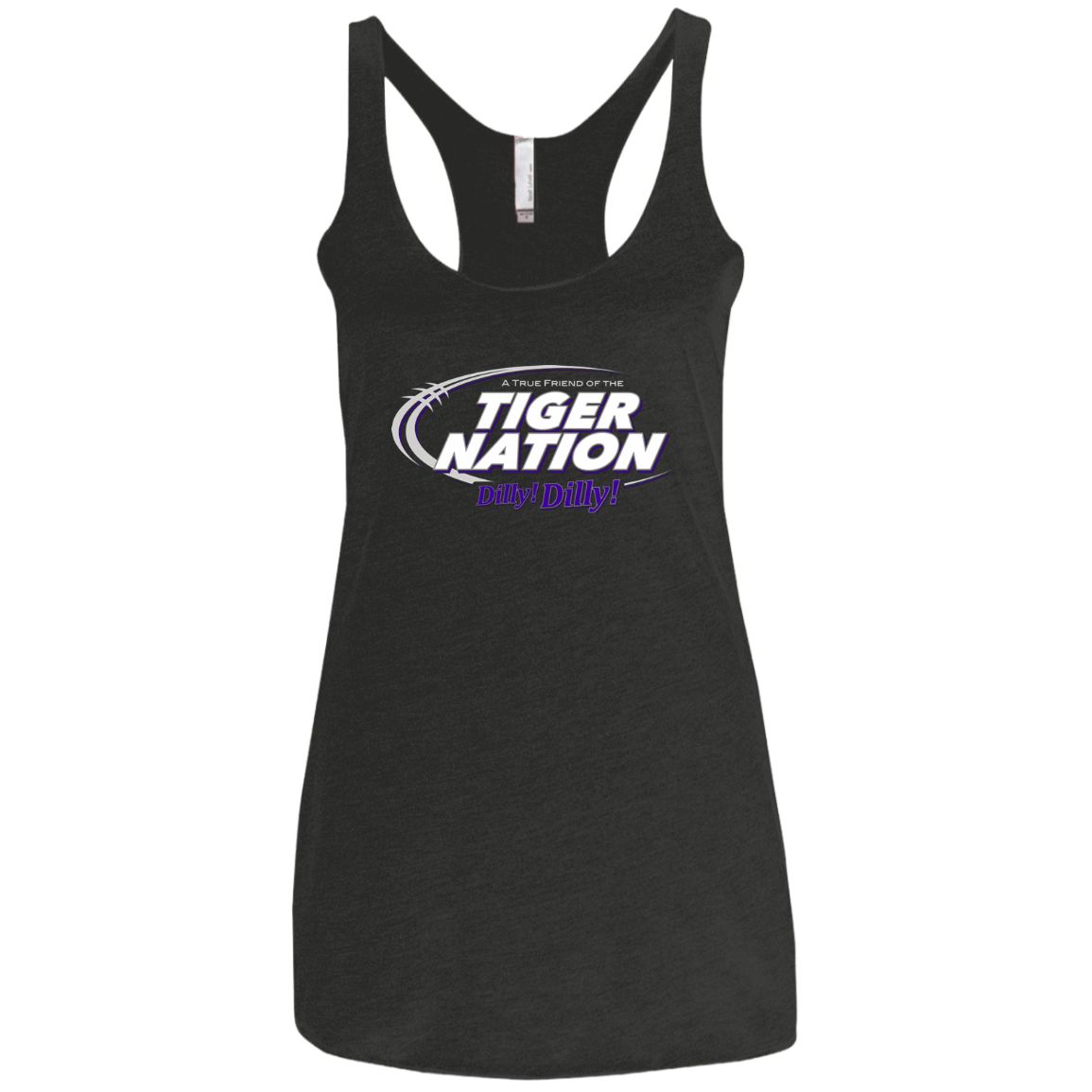 T-Shirts Vintage Black / X-Small Clemson Dilly Dilly Women's Triblend Racerback Tank