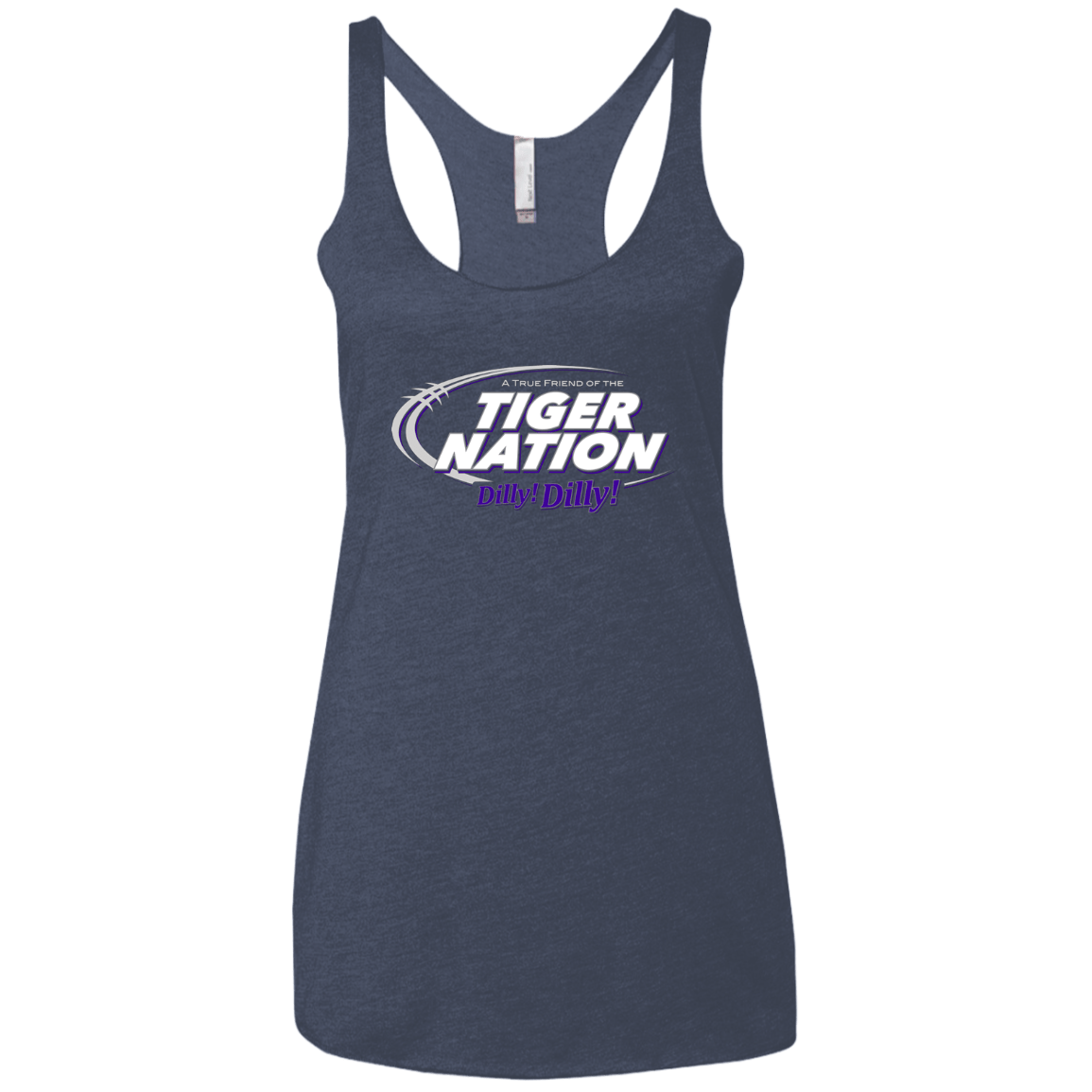 T-Shirts Vintage Navy / X-Small Clemson Dilly Dilly Women's Triblend Racerback Tank