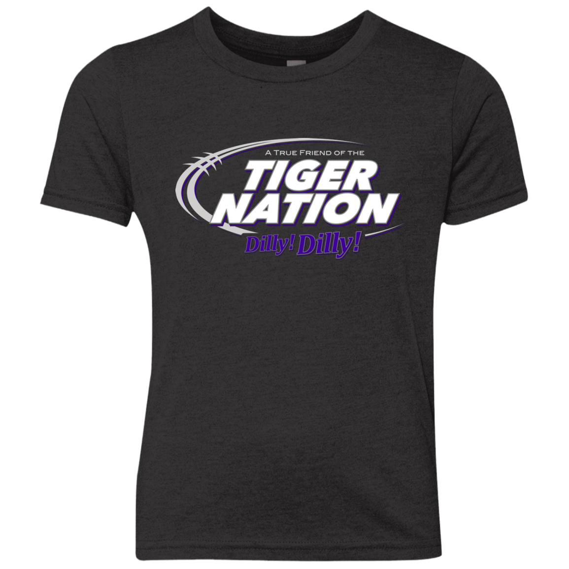 T-Shirts Vintage Black / YXS Clemson Dilly Dilly Youth Triblend T-Shirt