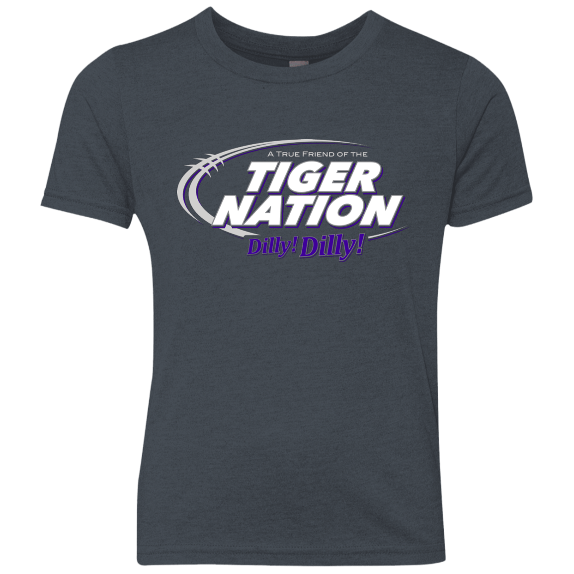 T-Shirts Vintage Navy / YXS Clemson Dilly Dilly Youth Triblend T-Shirt