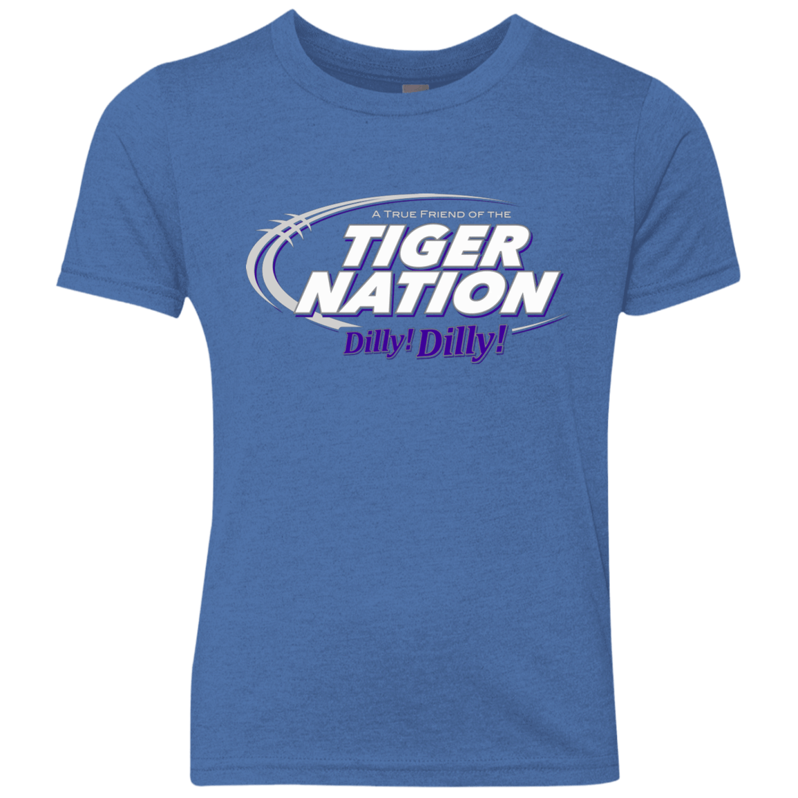 T-Shirts Vintage Royal / YXS Clemson Dilly Dilly Youth Triblend T-Shirt