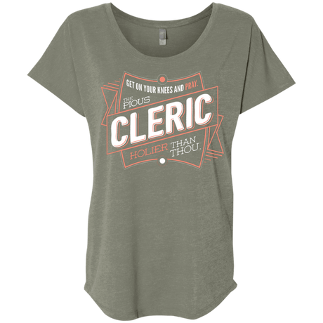 T-Shirts Venetian Grey / X-Small Cleric Triblend Dolman Sleeve