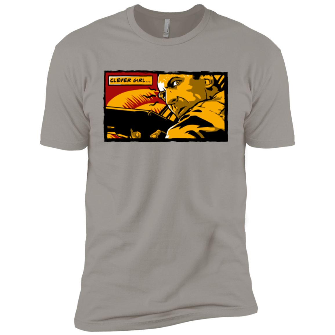 T-Shirts Light Grey / YXS Clever Girl Boys Premium T-Shirt