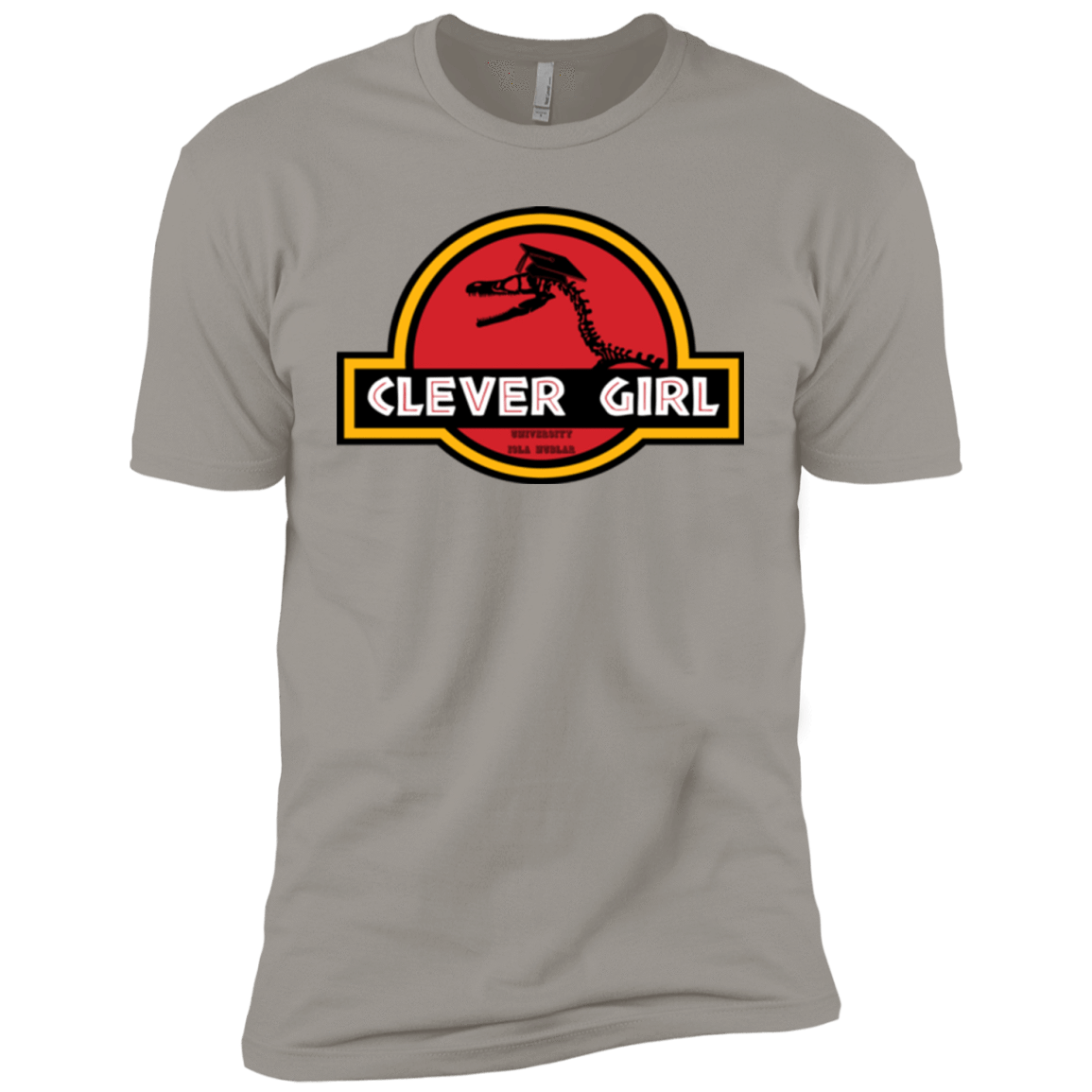 T-Shirts Light Grey / YXS Clever Girl Boys Premium T-Shirt