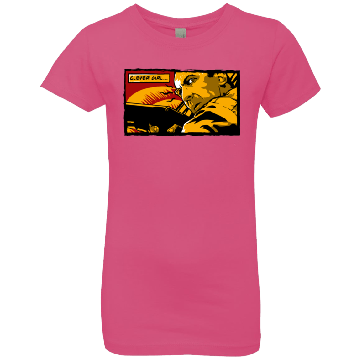 T-Shirts Hot Pink / YXS Clever Girl Girls Premium T-Shirt