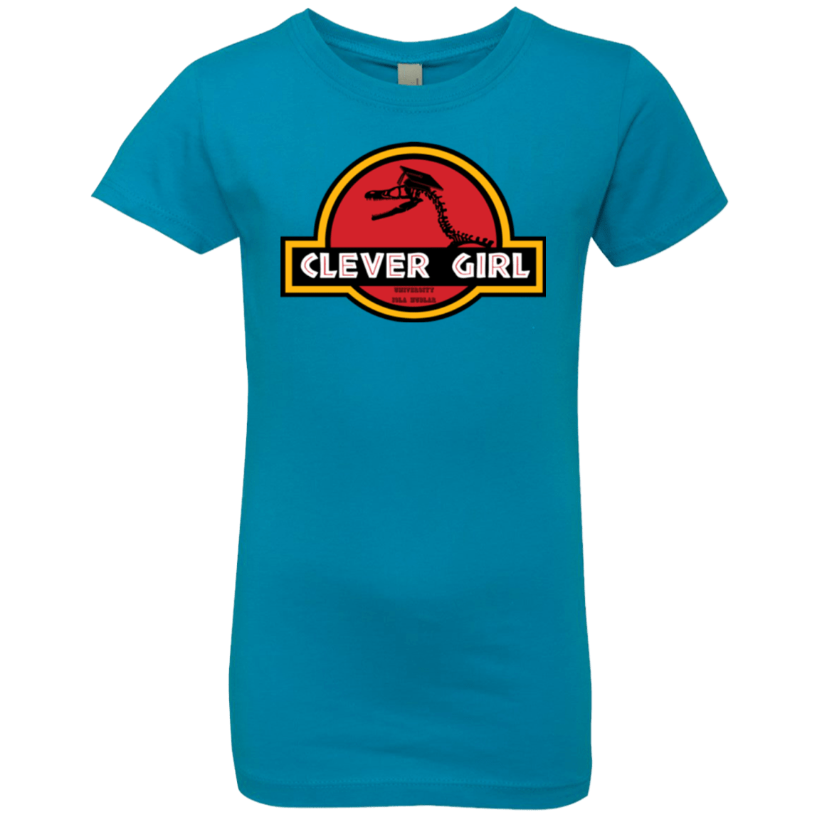 T-Shirts Turquoise / YXS Clever Girl Girls Premium T-Shirt