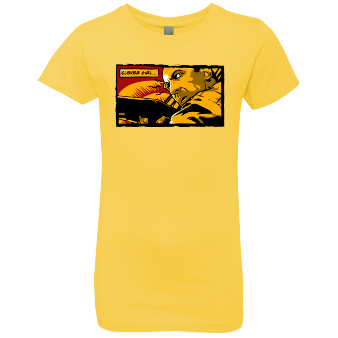 T-Shirts Vibrant Yellow / YXS Clever Girl Girls Premium T-Shirt