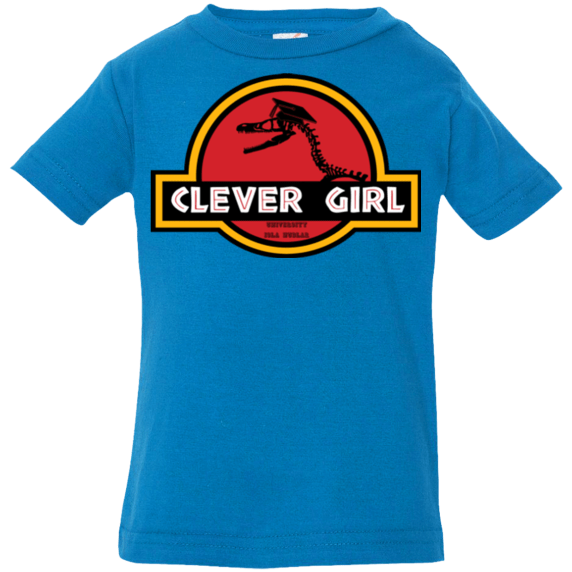 T-Shirts Cobalt / 6 Months Clever Girl Infant PremiumT-Shirt