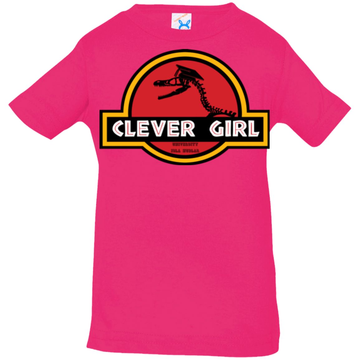 T-Shirts Hot Pink / 6 Months Clever Girl Infant PremiumT-Shirt