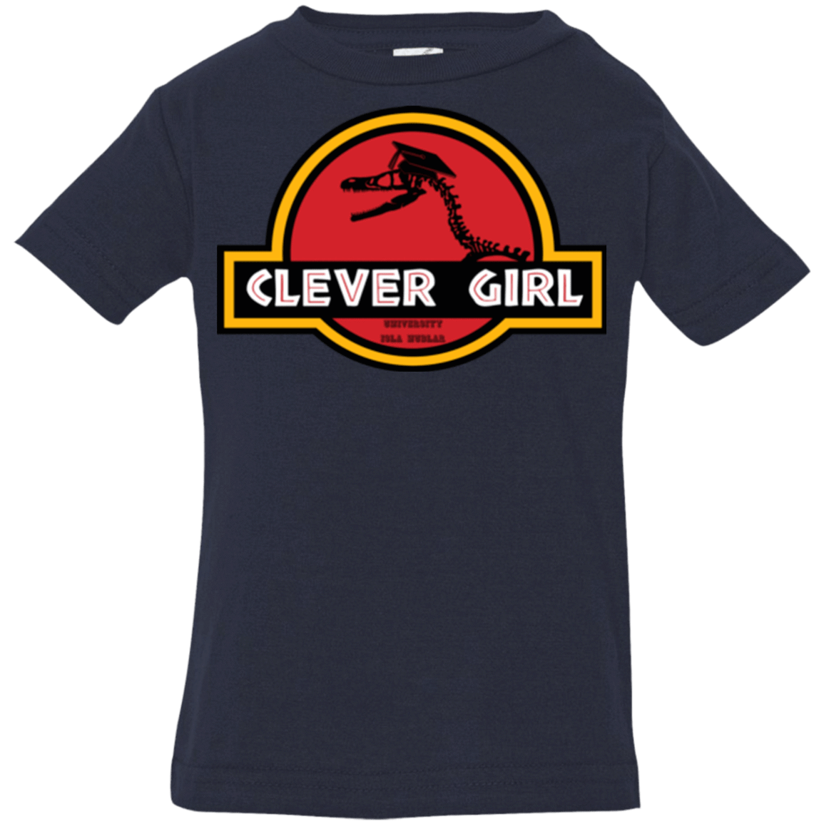 T-Shirts Navy / 6 Months Clever Girl Infant PremiumT-Shirt