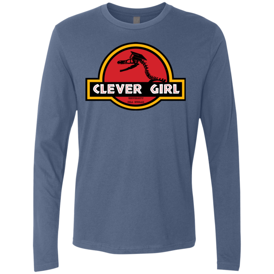 T-Shirts Indigo / Small Clever Girl Men's Premium Long Sleeve