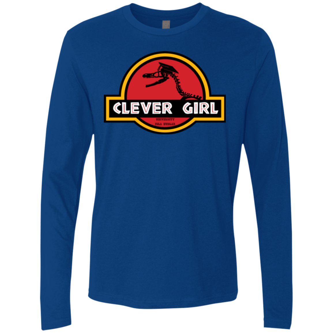 T-Shirts Royal / Small Clever Girl Men's Premium Long Sleeve