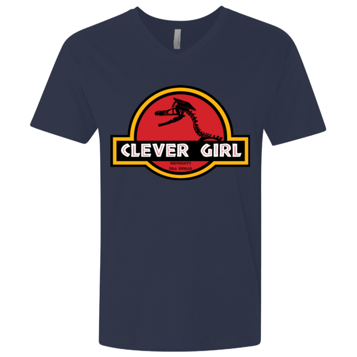 T-Shirts Midnight Navy / X-Small Clever Girl Men's Premium V-Neck