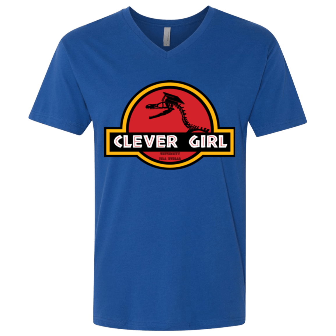 T-Shirts Royal / X-Small Clever Girl Men's Premium V-Neck