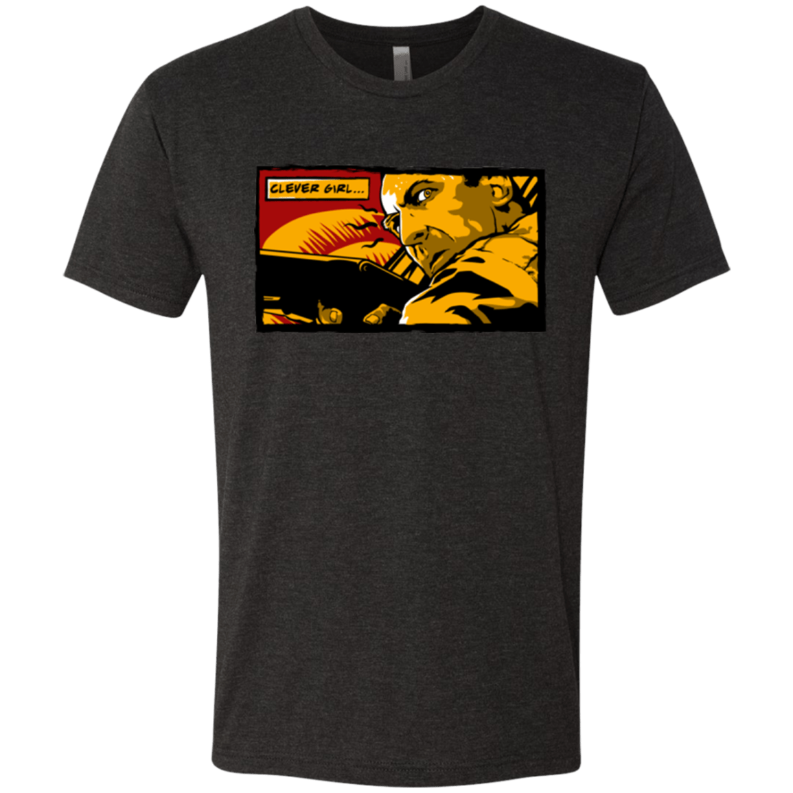 T-Shirts Vintage Black / Small Clever Girl Men's Triblend T-Shirt