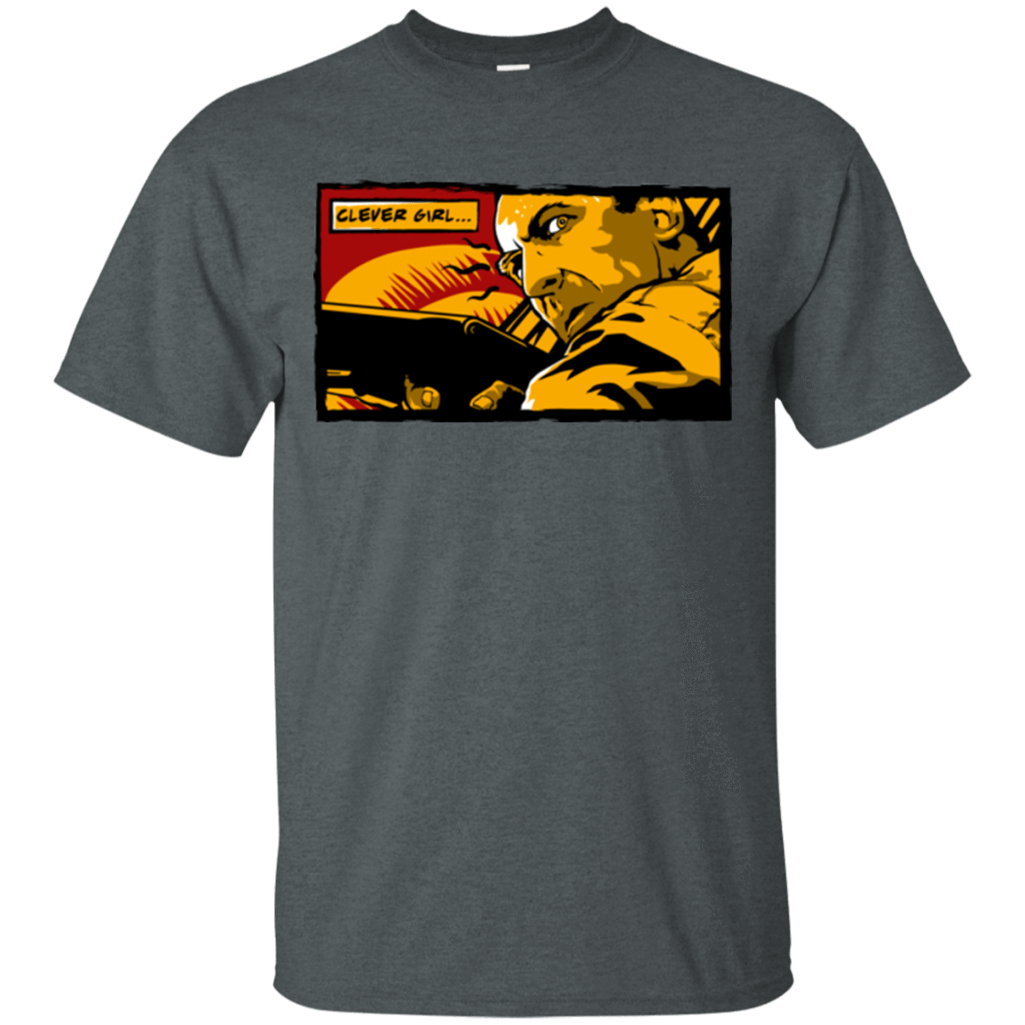 T-Shirts Dark Heather / Small Clever Girl T-Shirt