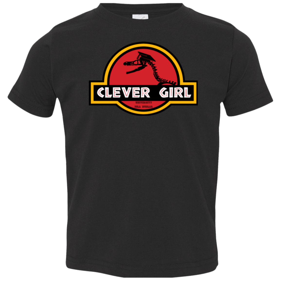 T-Shirts Black / 2T Clever Girl Toddler Premium T-Shirt