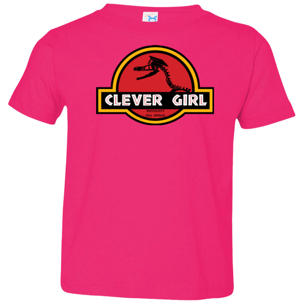 T-Shirts Hot Pink / 2T Clever Girl Toddler Premium T-Shirt