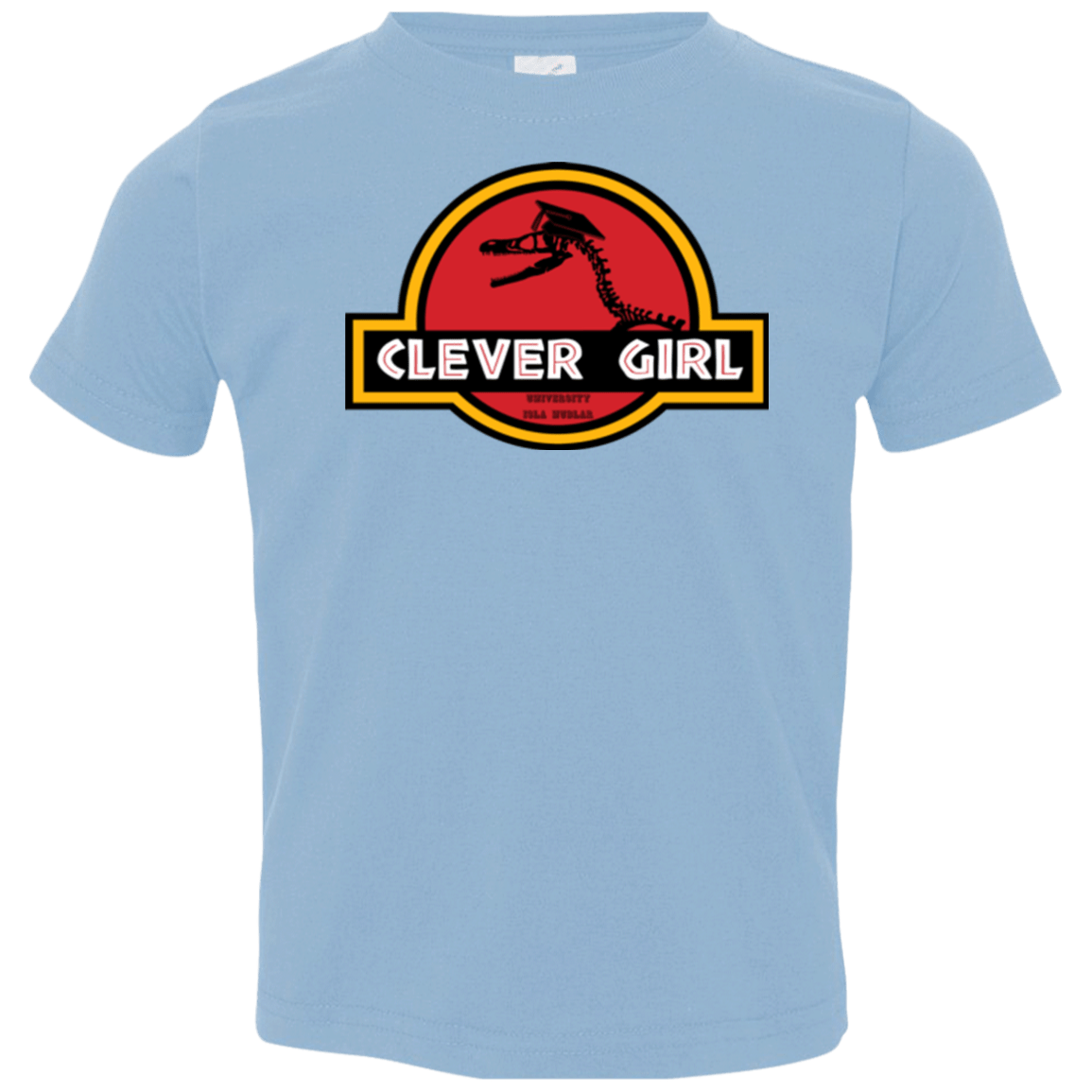 T-Shirts Light Blue / 2T Clever Girl Toddler Premium T-Shirt
