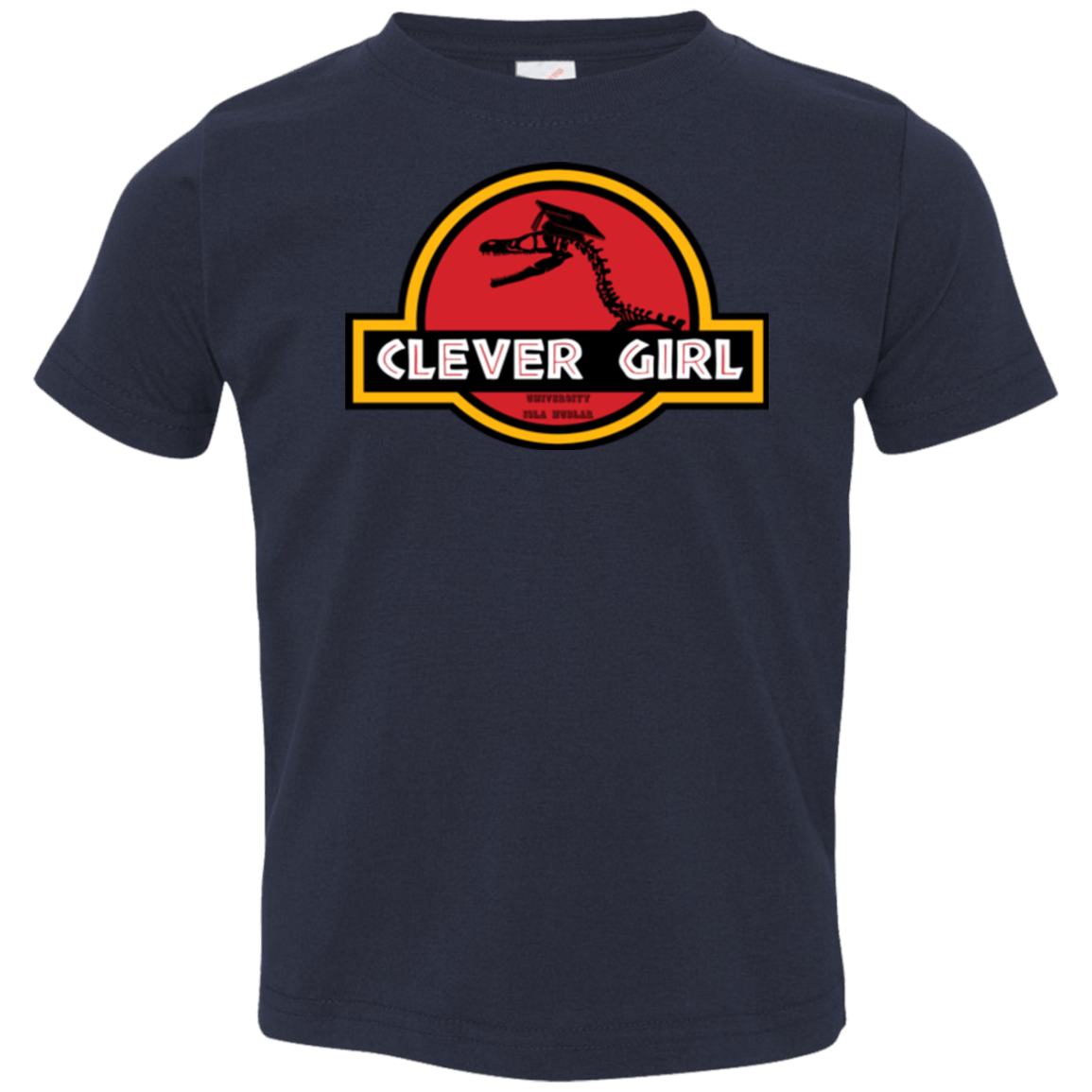 T-Shirts Navy / 2T Clever Girl Toddler Premium T-Shirt