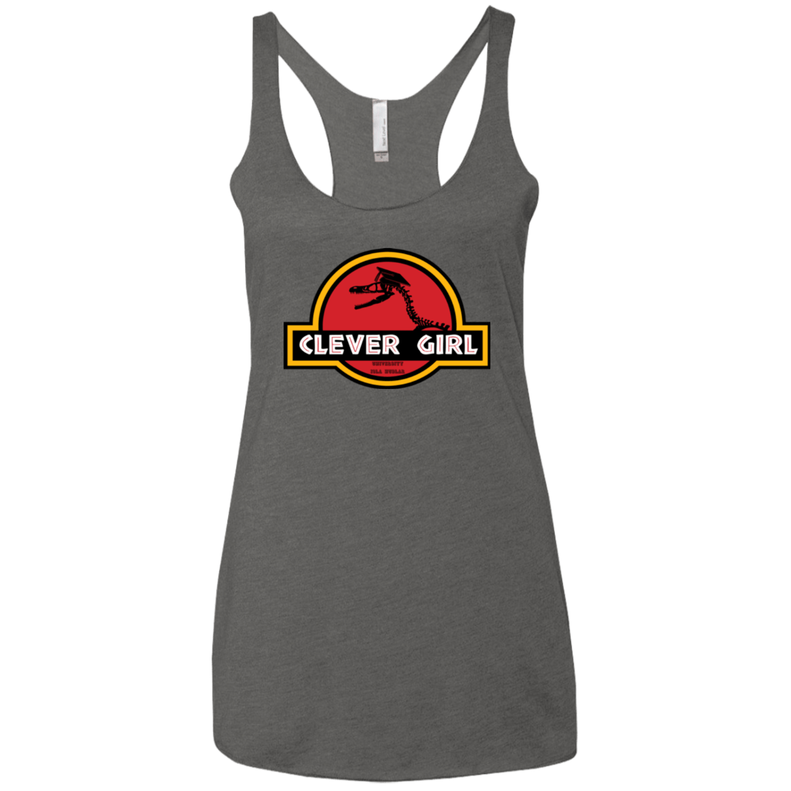 Clever Girl Women's Triblend Racerback Tank