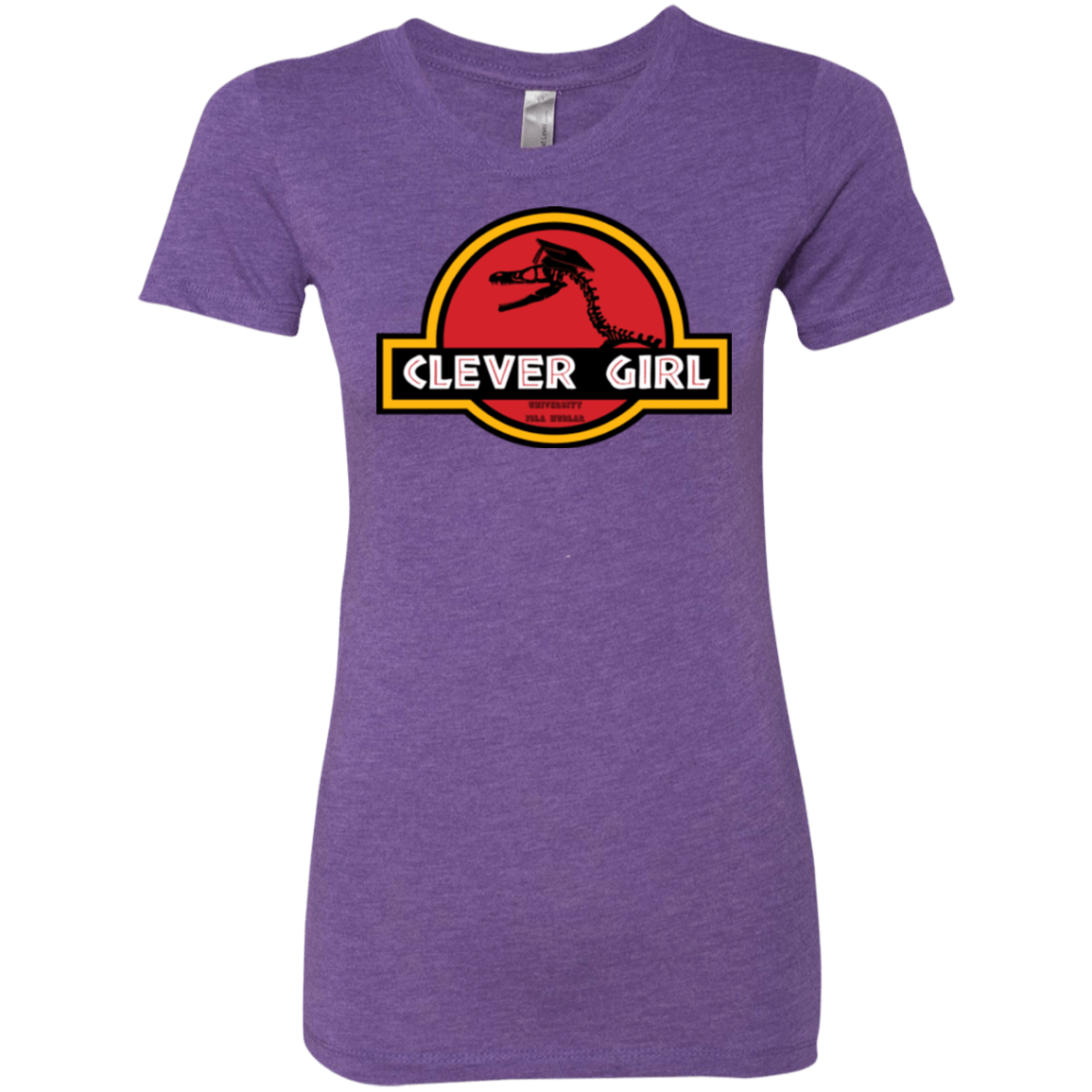 T-Shirts Purple Rush / Small Clever Girl Women's Triblend T-Shirt