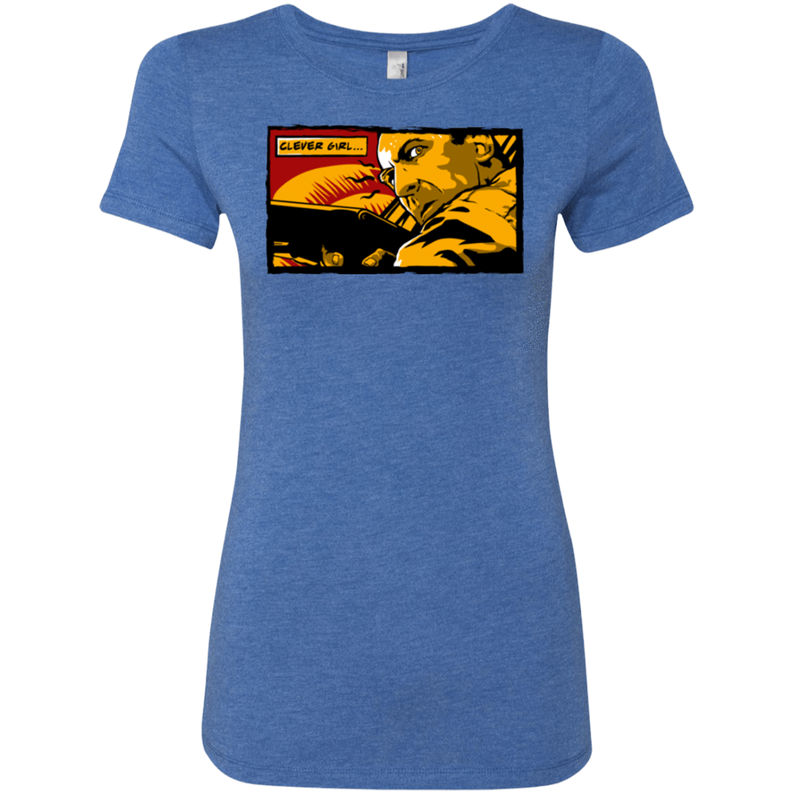 T-Shirts Vintage Royal / Small Clever Girl Women's Triblend T-Shirt