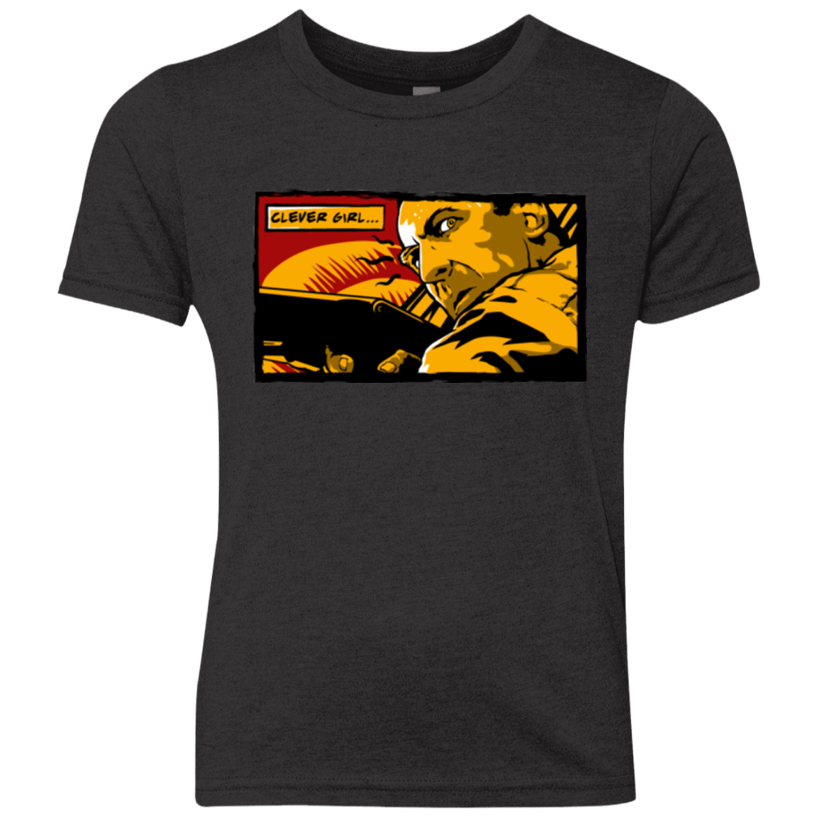 T-Shirts Vintage Black / YXS Clever Girl Youth Triblend T-Shirt