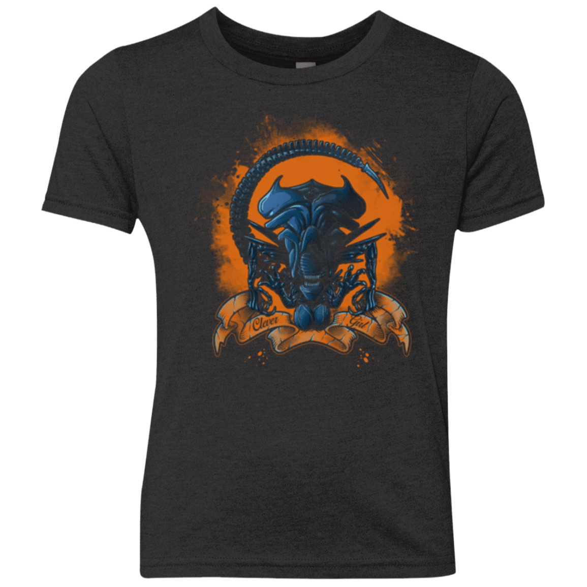 T-Shirts Vintage Black / YXS CLEVER GIRL Youth Triblend T-Shirt