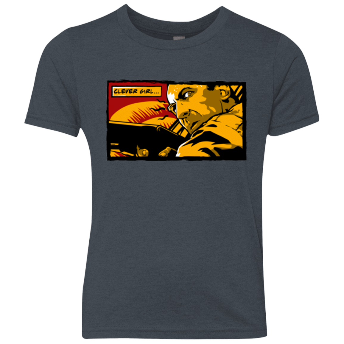 T-Shirts Vintage Navy / YXS Clever Girl Youth Triblend T-Shirt
