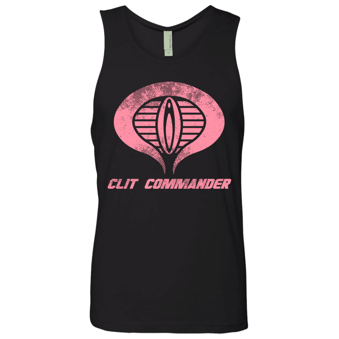 T-Shirts Black / Small Clit Commander Men's Premium Tank Top