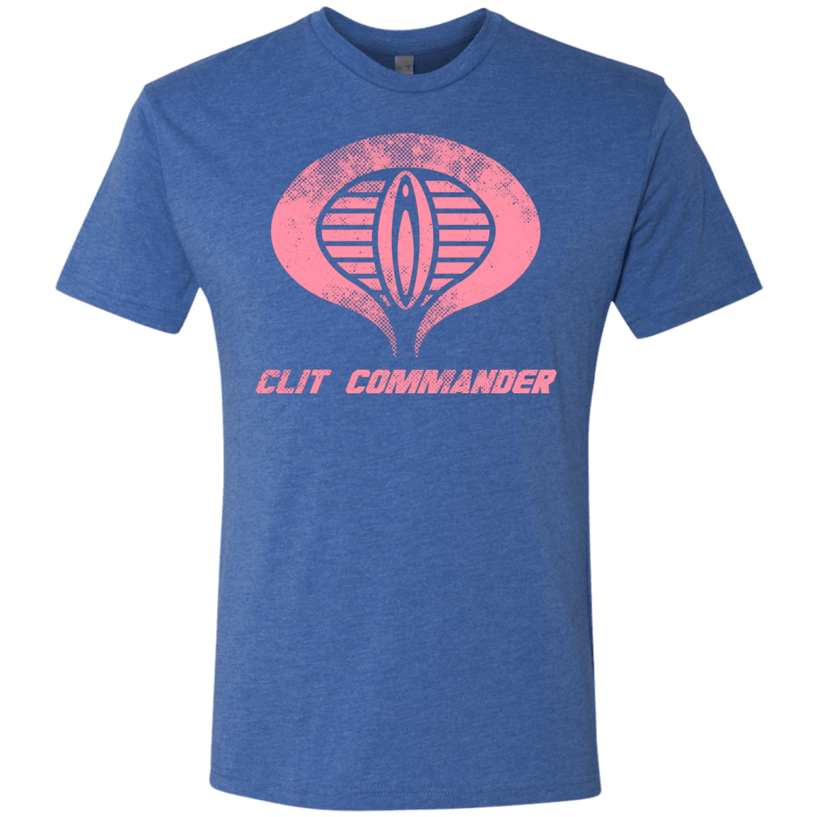 T-Shirts Vintage Royal / Small Clit Commander Men's Triblend T-Shirt