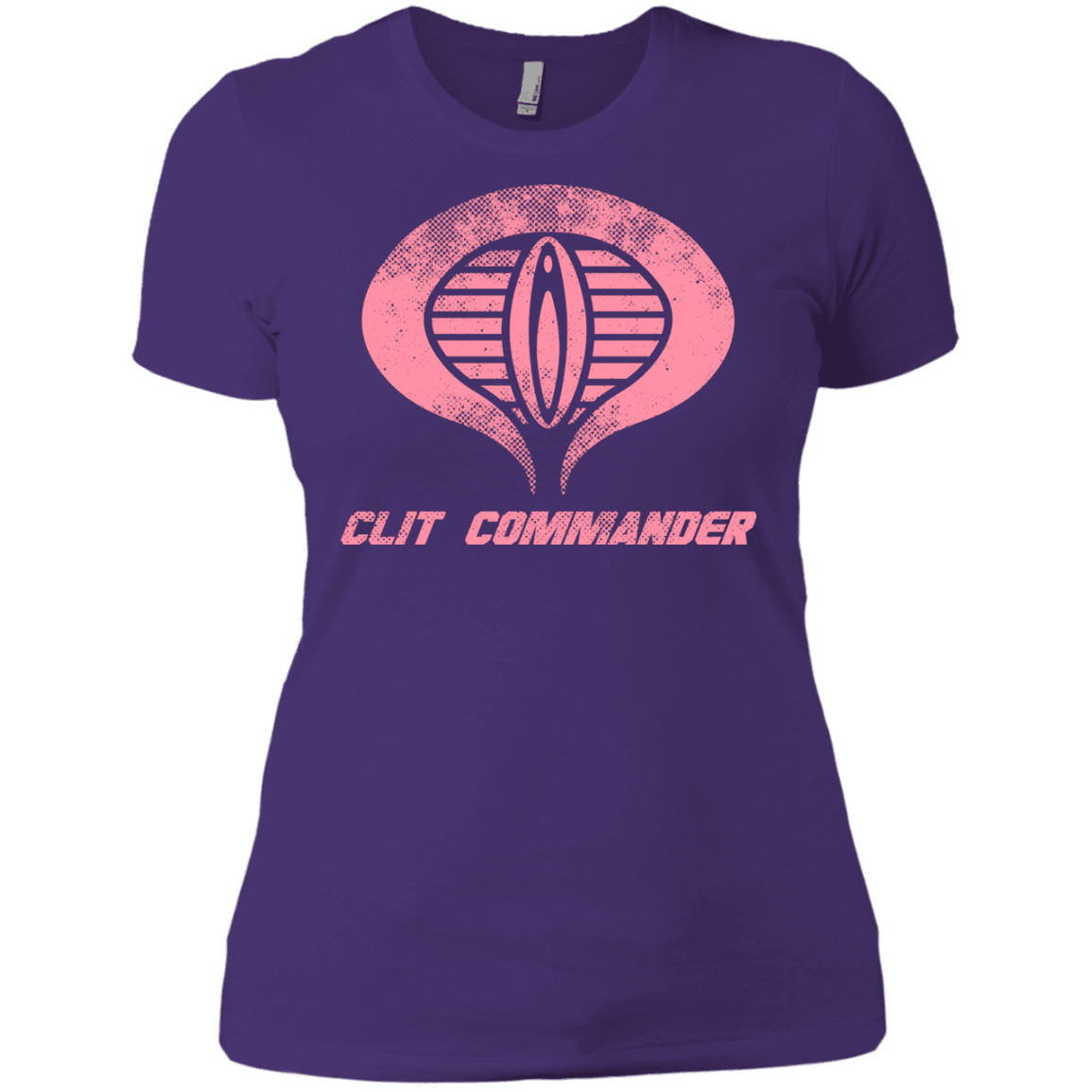T-Shirts Purple / X-Small Clit Commander Women's Premium T-Shirt