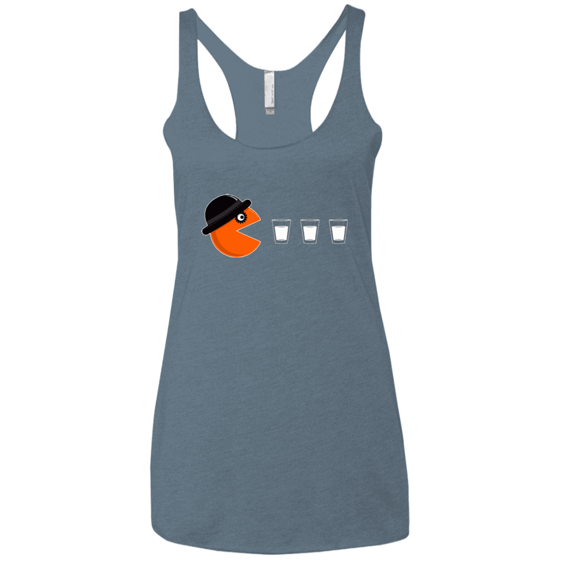 T-Shirts Indigo / X-Small Clockwork man Women's Triblend Racerback Tank