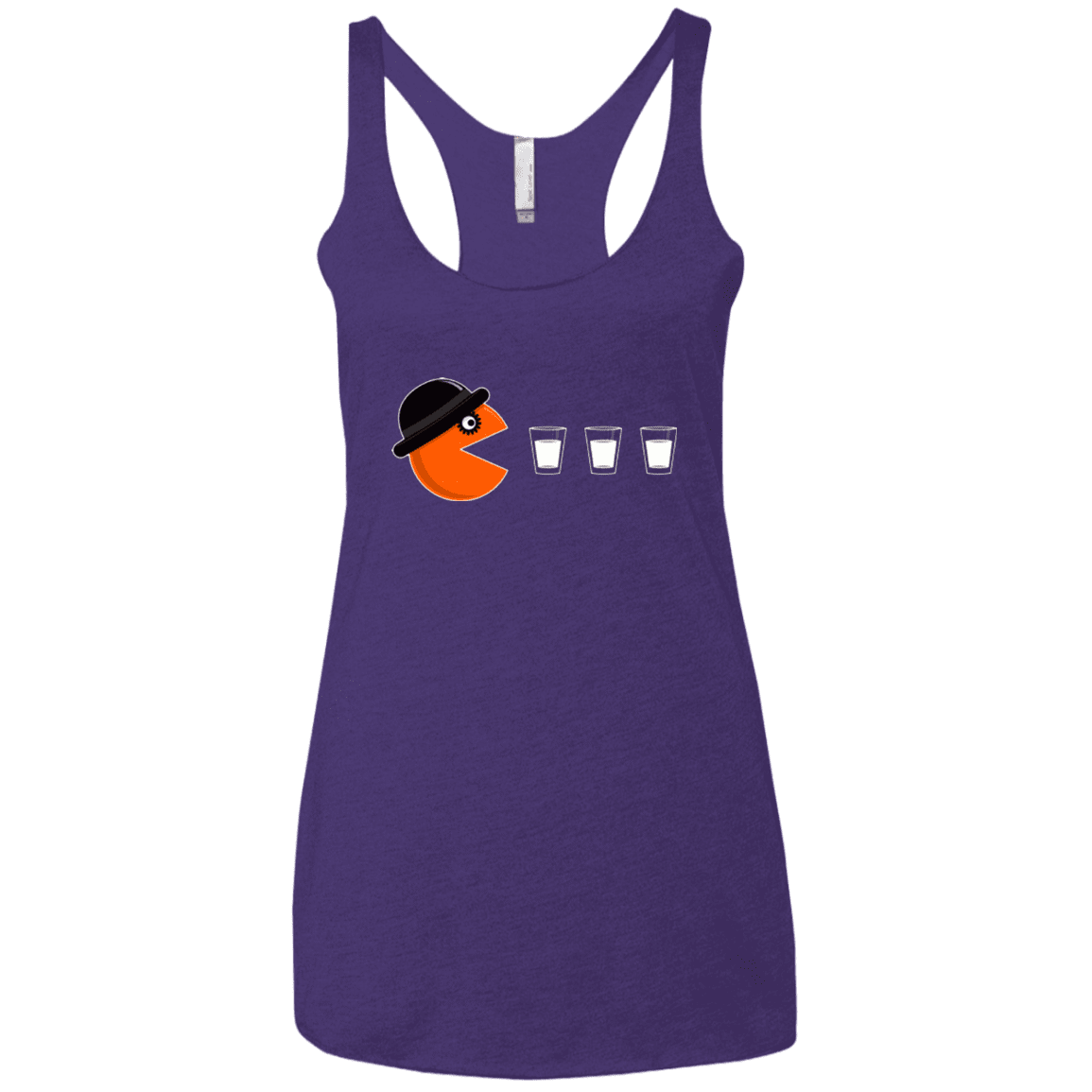 T-Shirts Purple / X-Small Clockwork man Women's Triblend Racerback Tank
