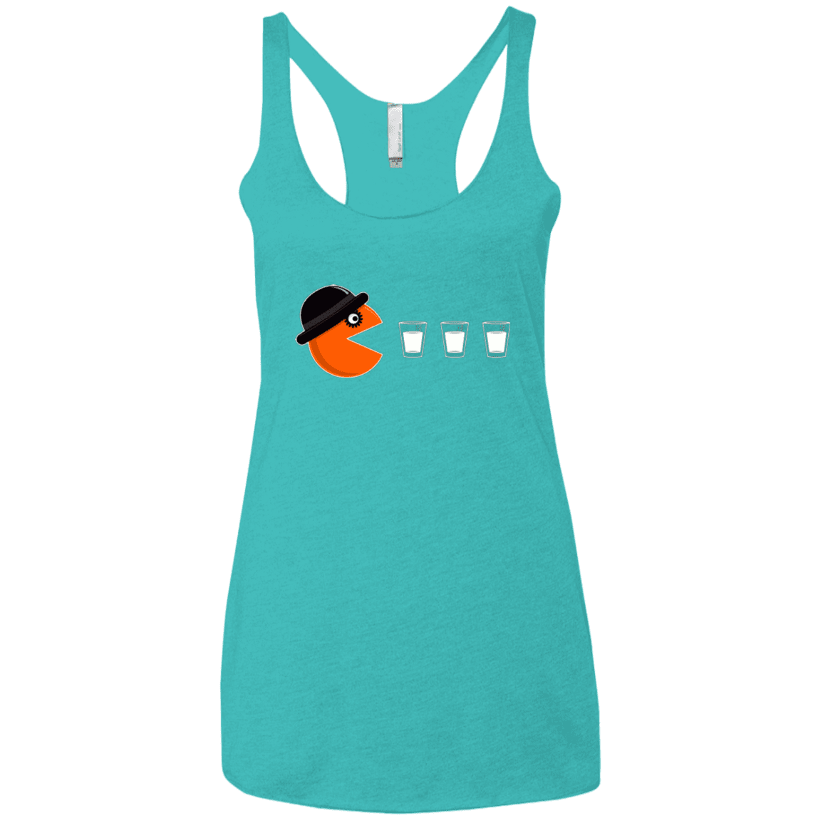 T-Shirts Tahiti Blue / X-Small Clockwork man Women's Triblend Racerback Tank