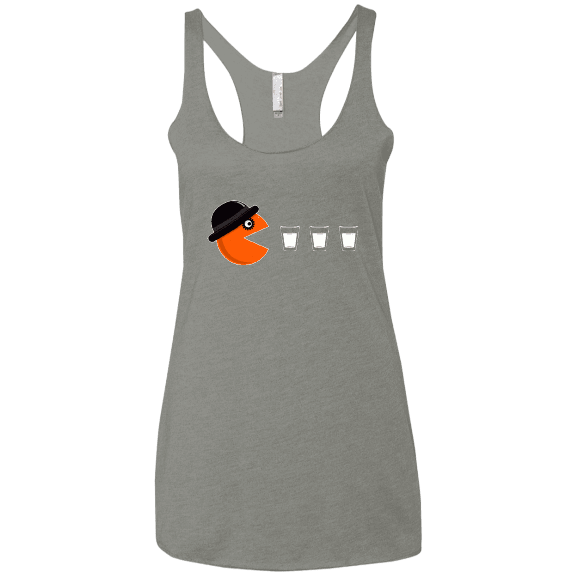 T-Shirts Venetian Grey / X-Small Clockwork man Women's Triblend Racerback Tank