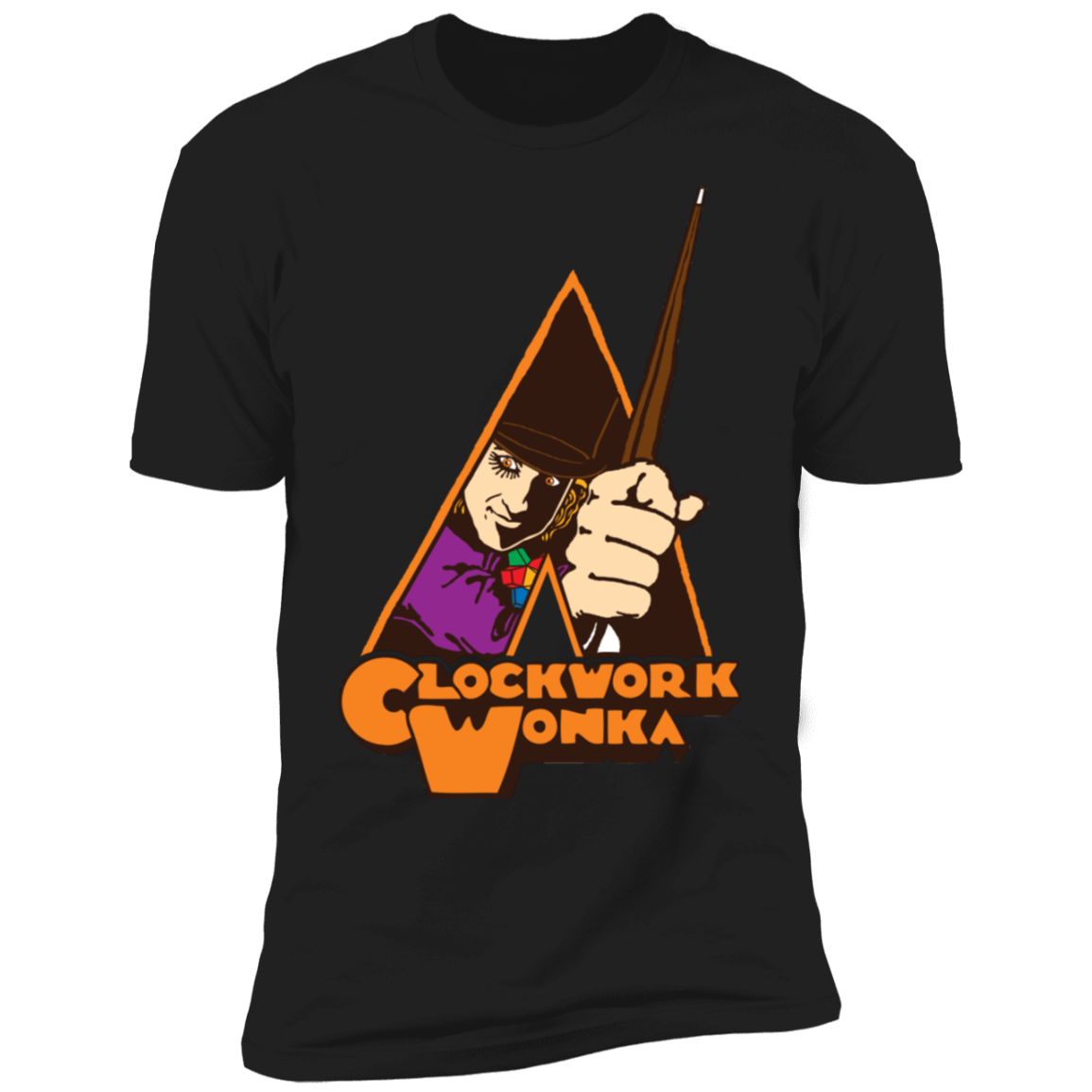 T-Shirts Black / S Clockwork Wonka Men's Premium T-Shirt