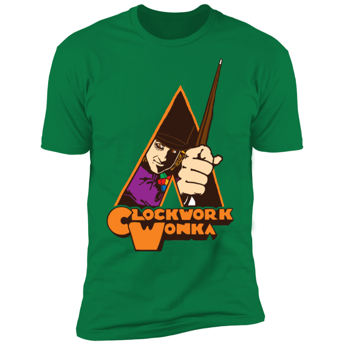 T-Shirts Kelly Green / S Clockwork Wonka Men's Premium T-Shirt