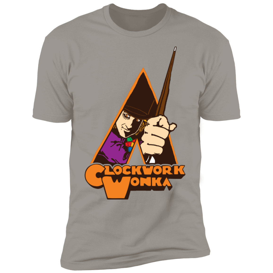 T-Shirts Light Grey / S Clockwork Wonka Men's Premium T-Shirt