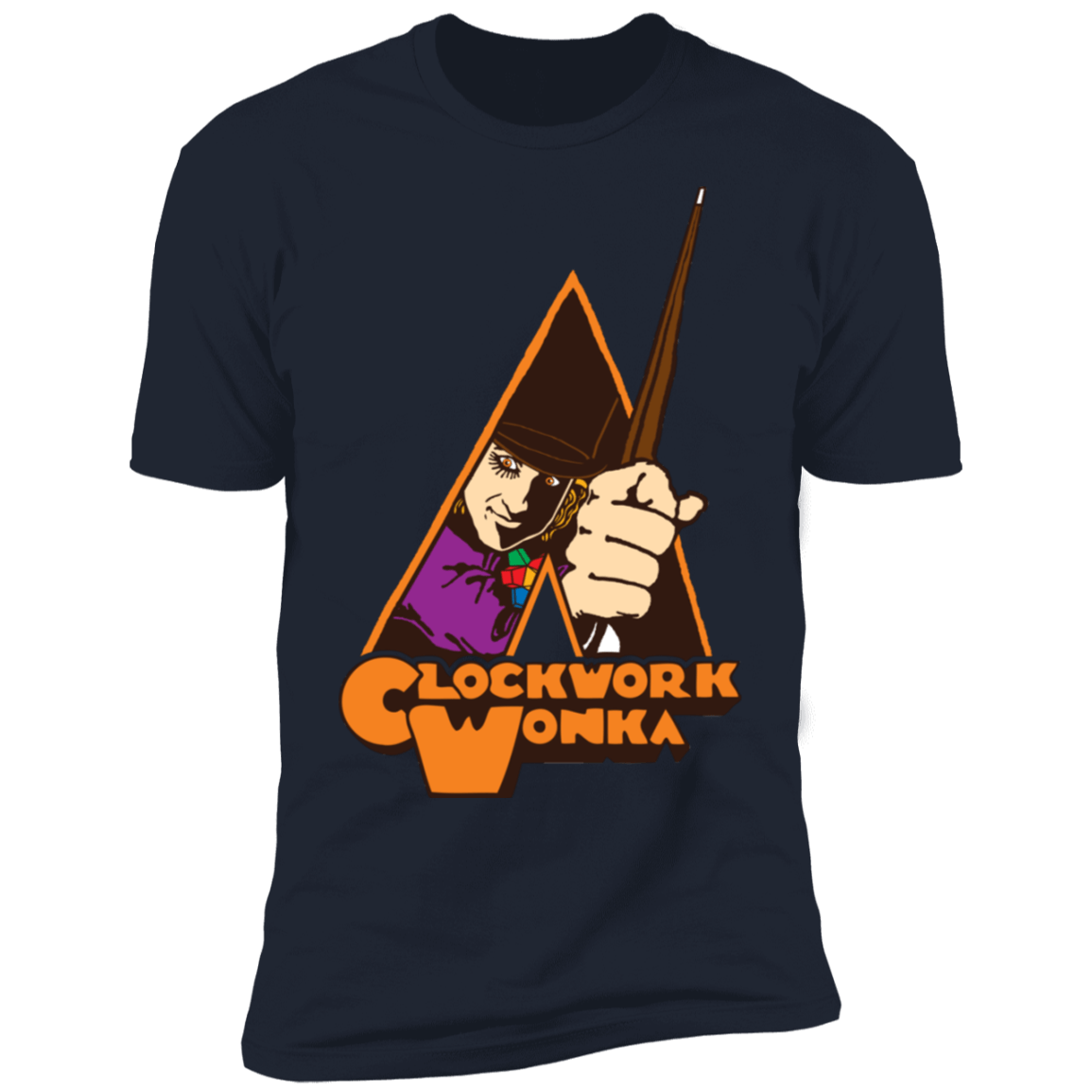 T-Shirts Midnight Navy / S Clockwork Wonka Men's Premium T-Shirt