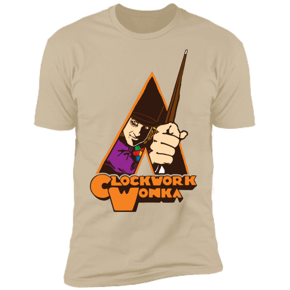 T-Shirts Sand / S Clockwork Wonka Men's Premium T-Shirt