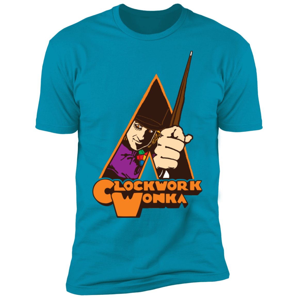 T-Shirts Turquoise / S Clockwork Wonka Men's Premium T-Shirt