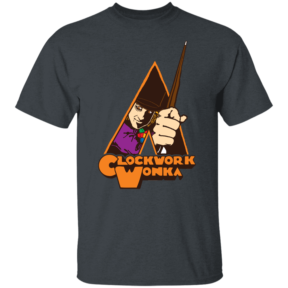 T-Shirts Dark Heather / S Clockwork Wonka T-Shirt