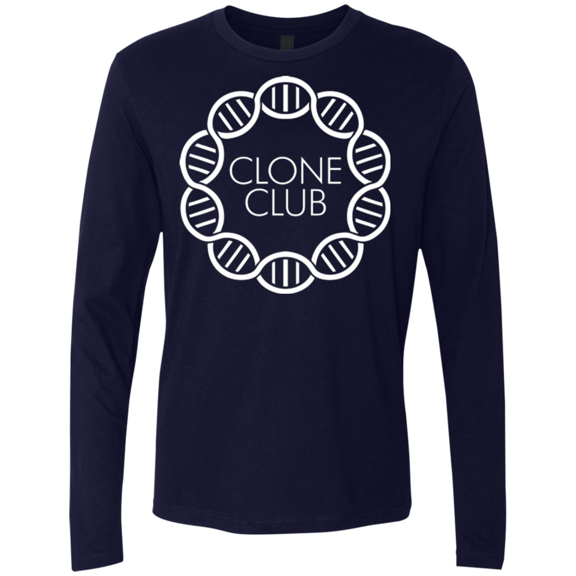 T-Shirts Midnight Navy / Small Clone Club Men's Premium Long Sleeve